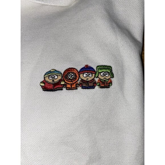 Vintage Y2K Cutter & Buck Comedy Central South Park Polo Shirt Size Large - Picture 2 of 4
